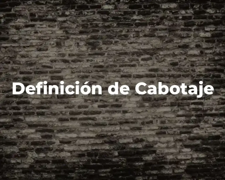Definición de Cabotaje