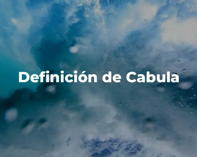 Definición de Cabula
