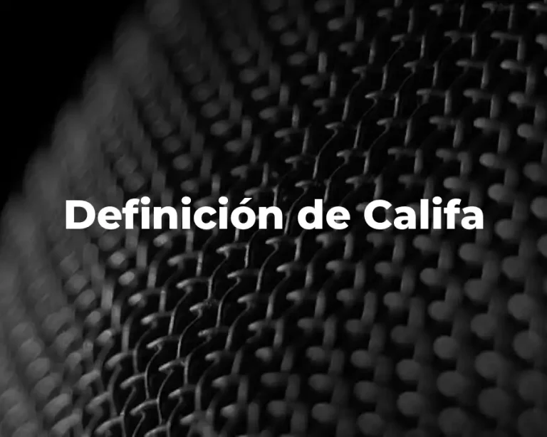 Definición de Califa