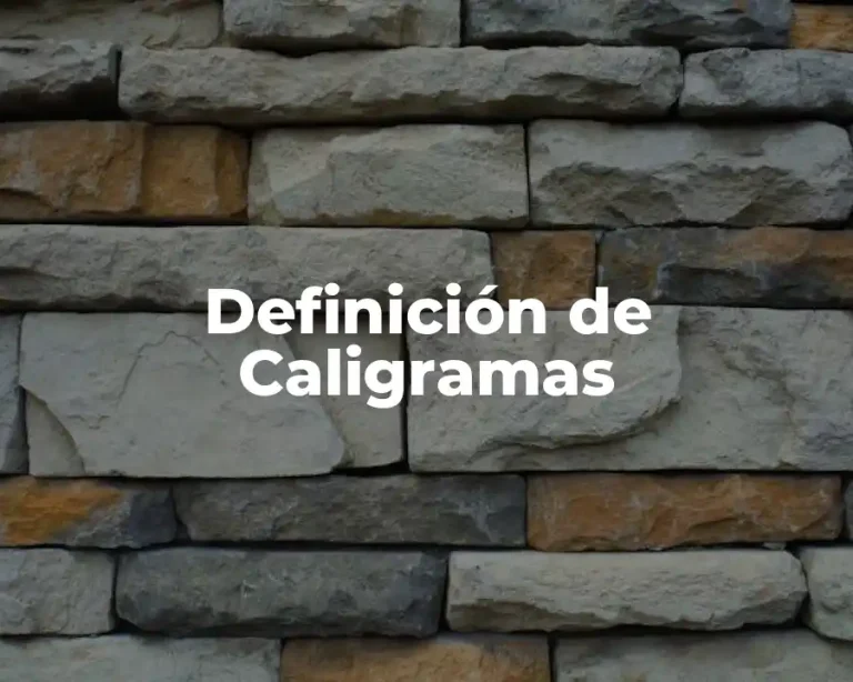 Definición de Caligramas