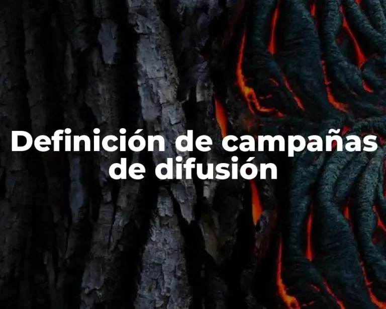 Definición de campañas de difusión