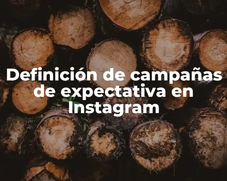 Definición de campañas de expectativa en Instagram