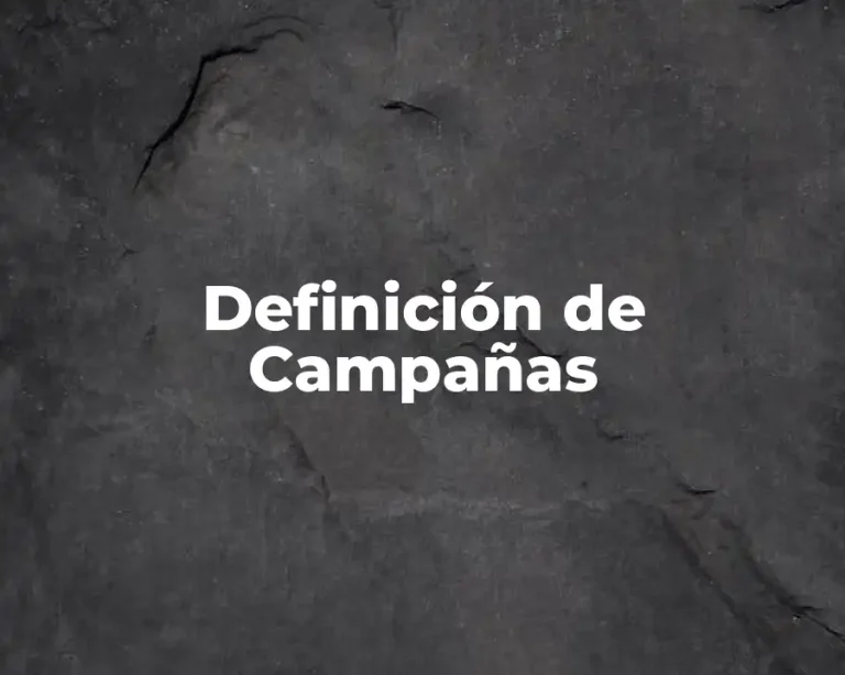 Definición de Campañas