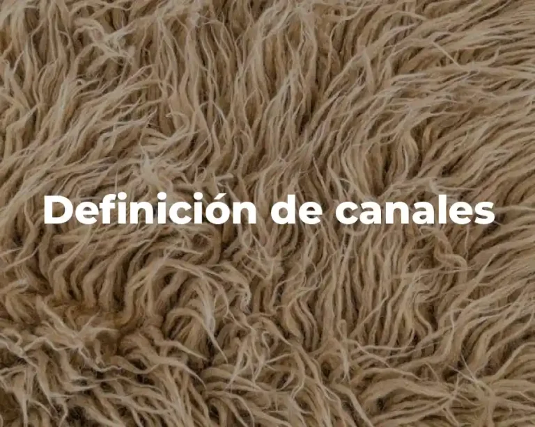 Definición de canales
