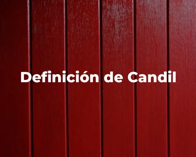 Definición de Candil