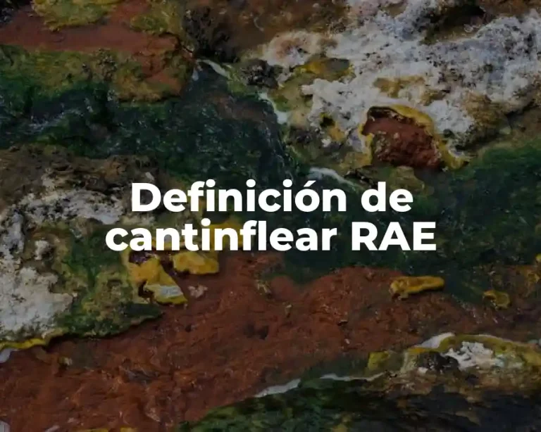 Definición de cantinflear RAE