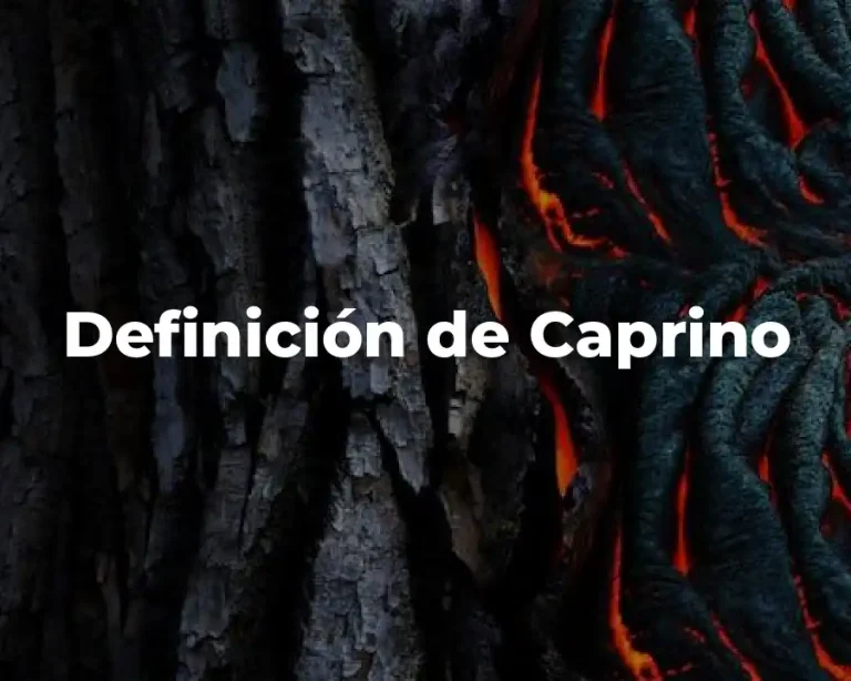 Definición de Caprino