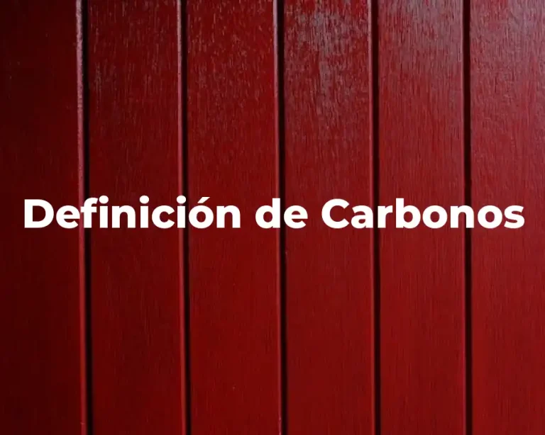 Definición de Carbonos