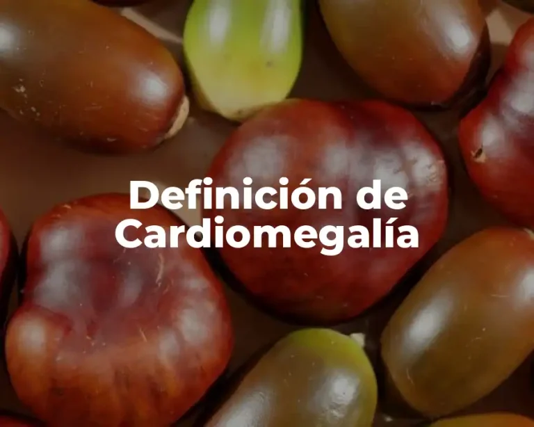 Definición de Cardiomegalía