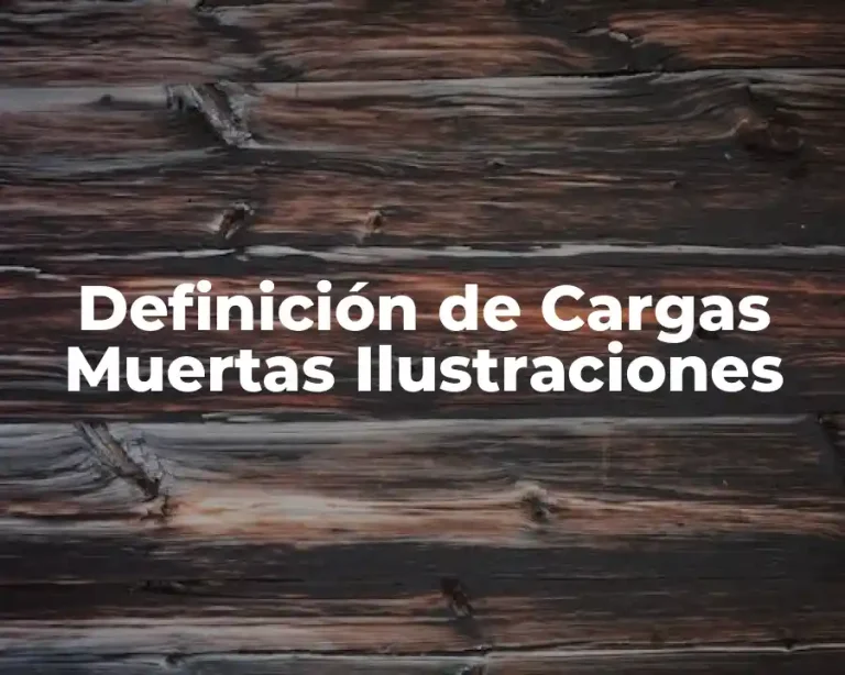 Definición de Cargas Muertas Ilustraciones