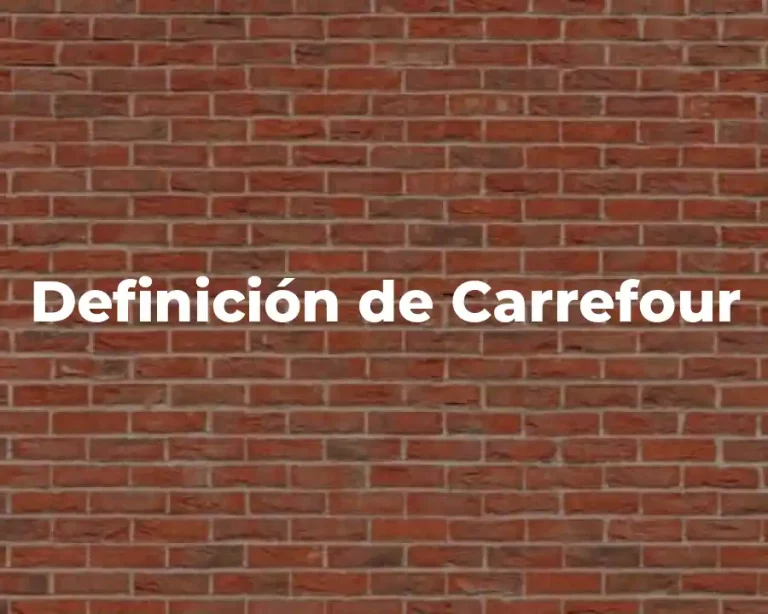 Definición de Carrefour