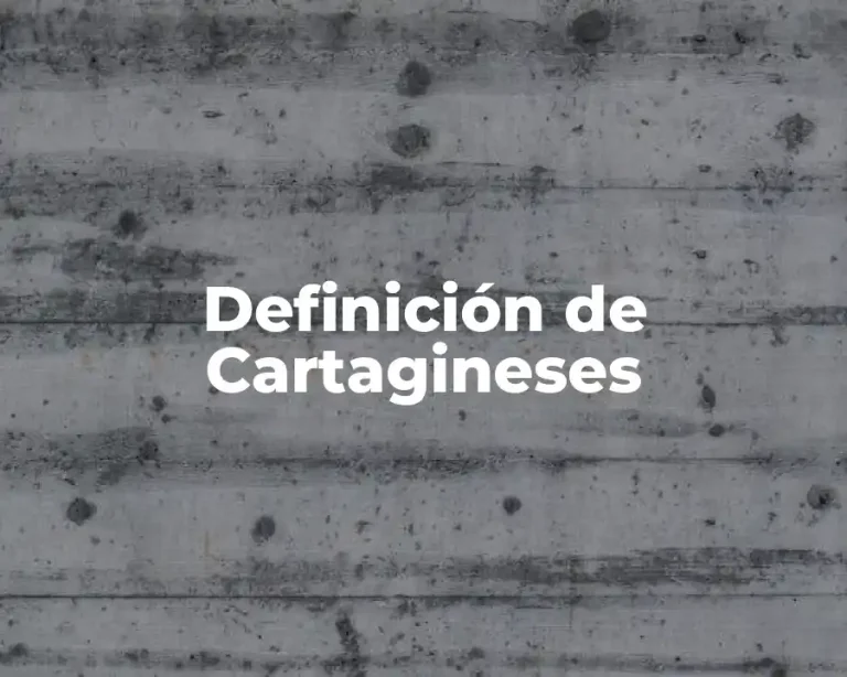 Definición de Cartagineses