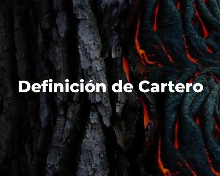 Definición de Cartero