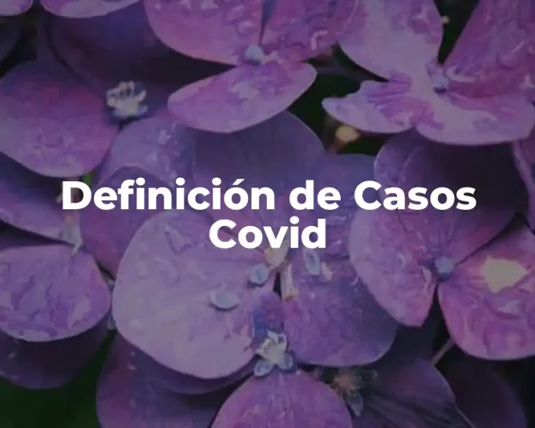 Definición de Casos Covid