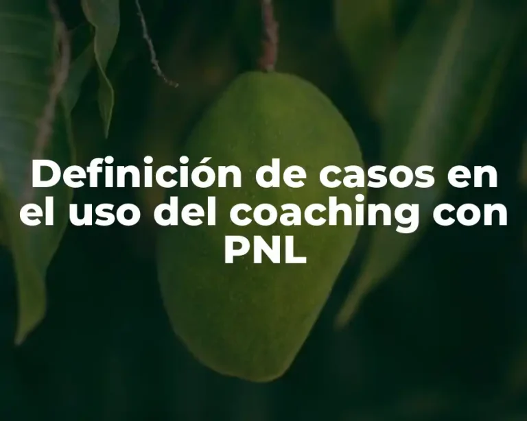 Definición de casos en el uso del coaching con PNL