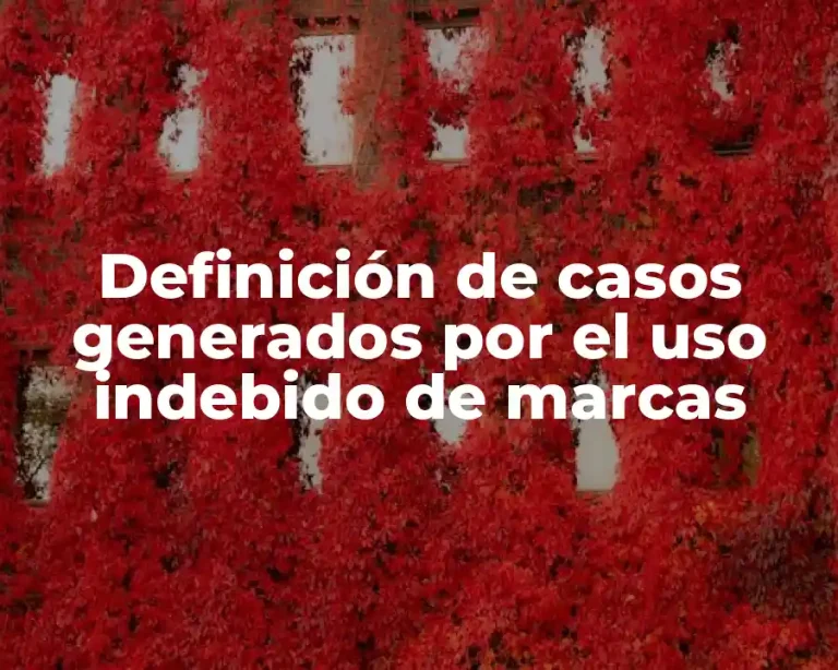 Definición de casos generados por el uso indebido de marcas