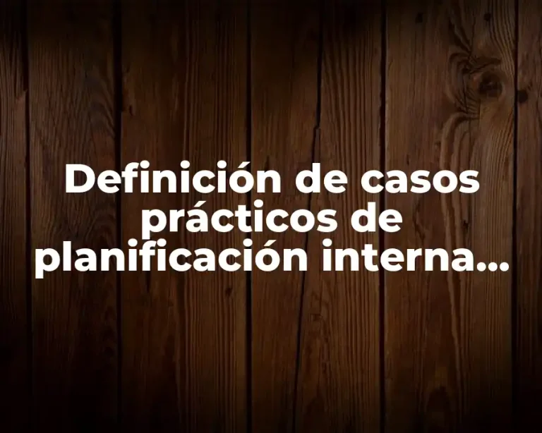 Definición de casos prácticos de planificación interna Montañas Rocosas Colorada