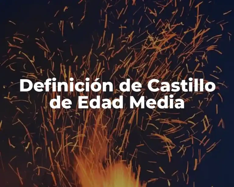 Definición de Castillo de Edad Media