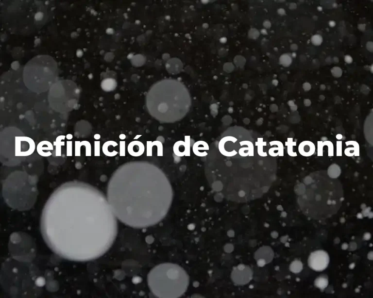 Definición de Catatonia