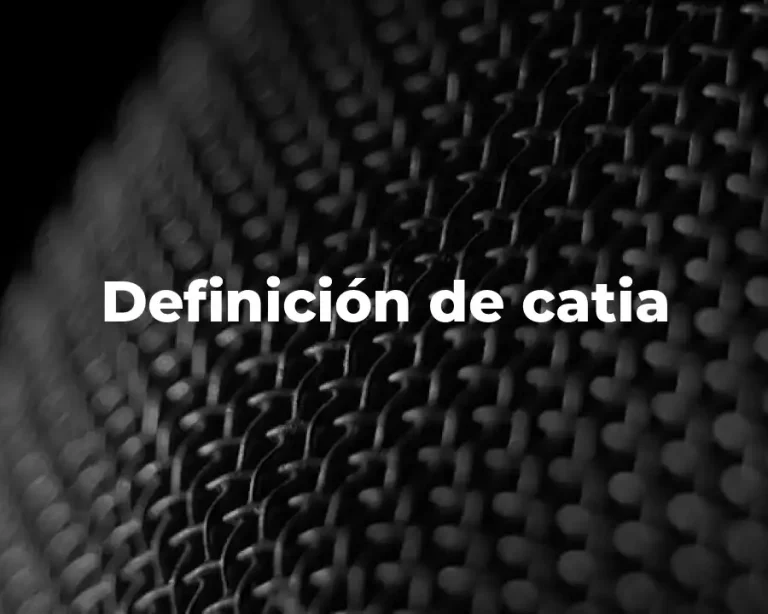 Definición de catia