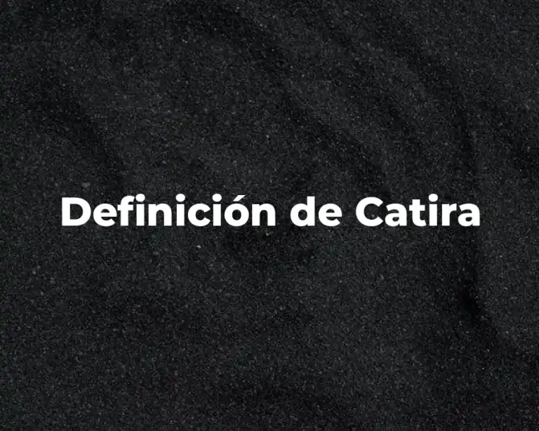 Definición de Catira