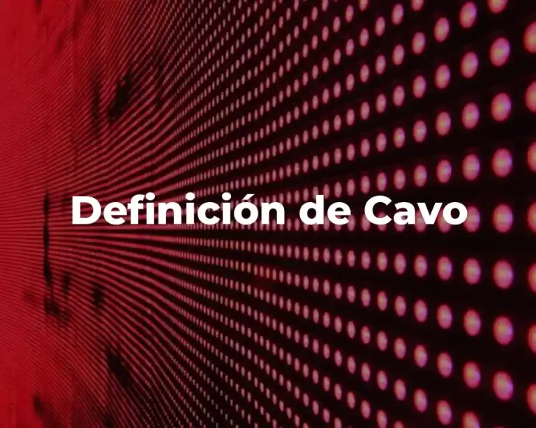 Definición de Cavo
