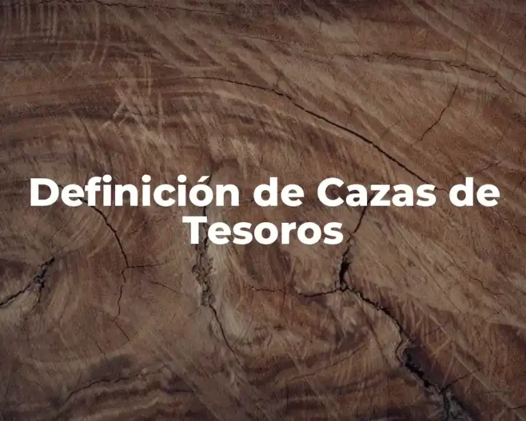 Definición de Cazas de Tesoros