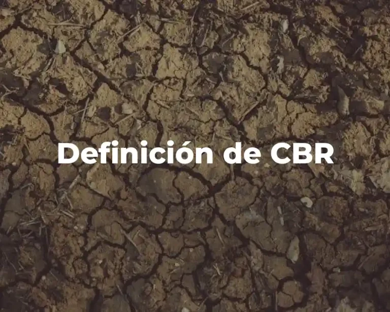 Definición de CBR