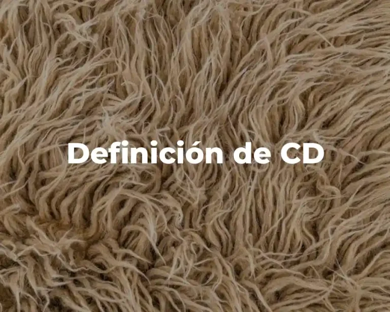 Definición de CD