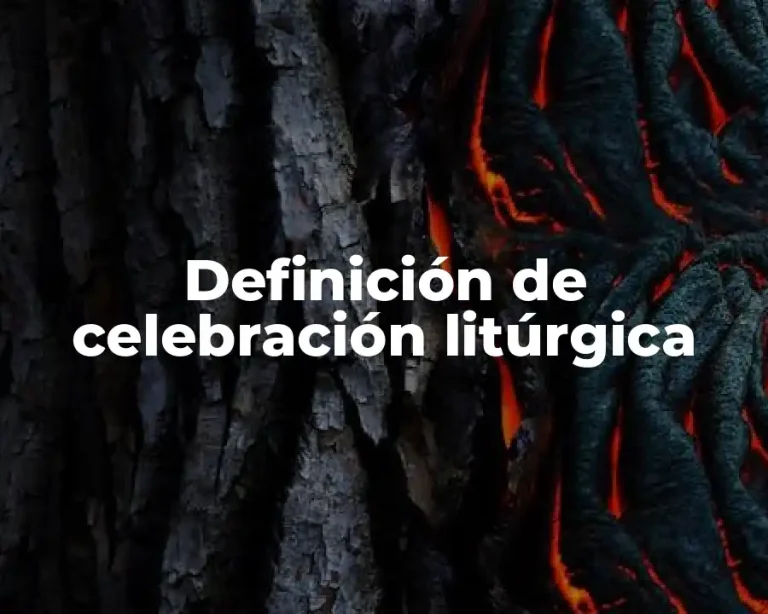 Definición de celebración litúrgica