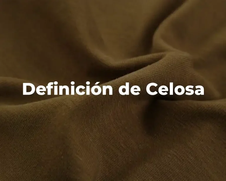 Definición de Celosa