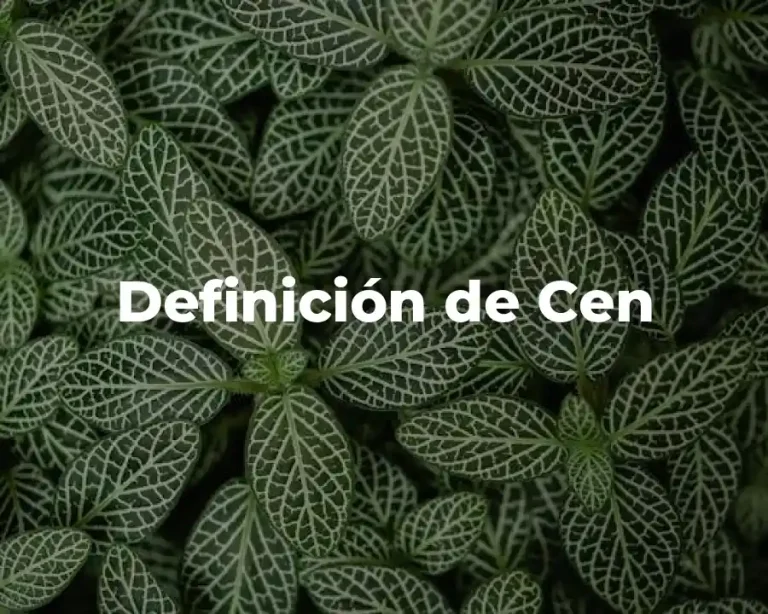 Definición de Cen