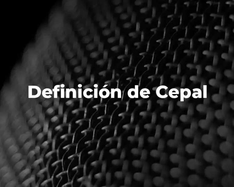 Definición de Cepal