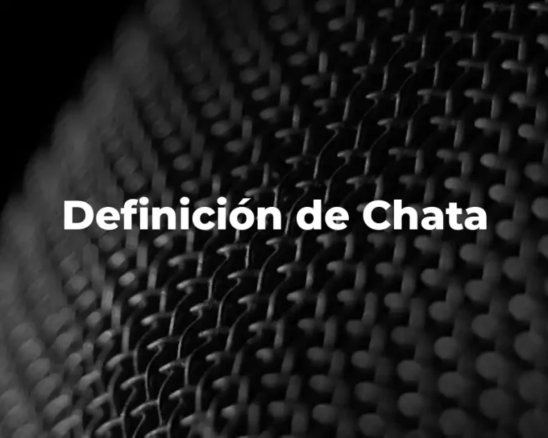 Definición de Chata