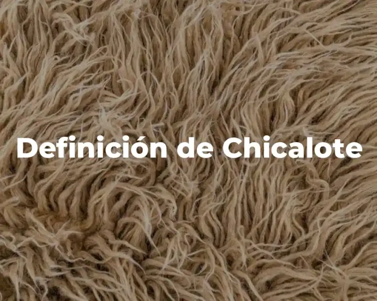 Definición de Chicalote