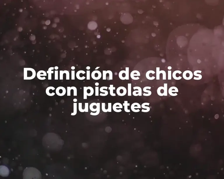 Definición de chicos con pistolas de juguetes