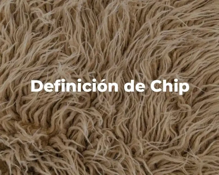 Definición de Chip