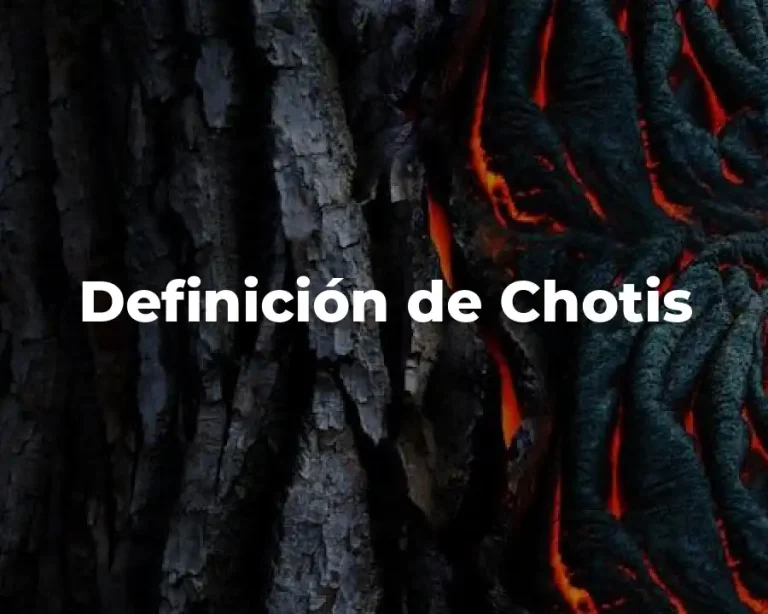 Definición de Chotis