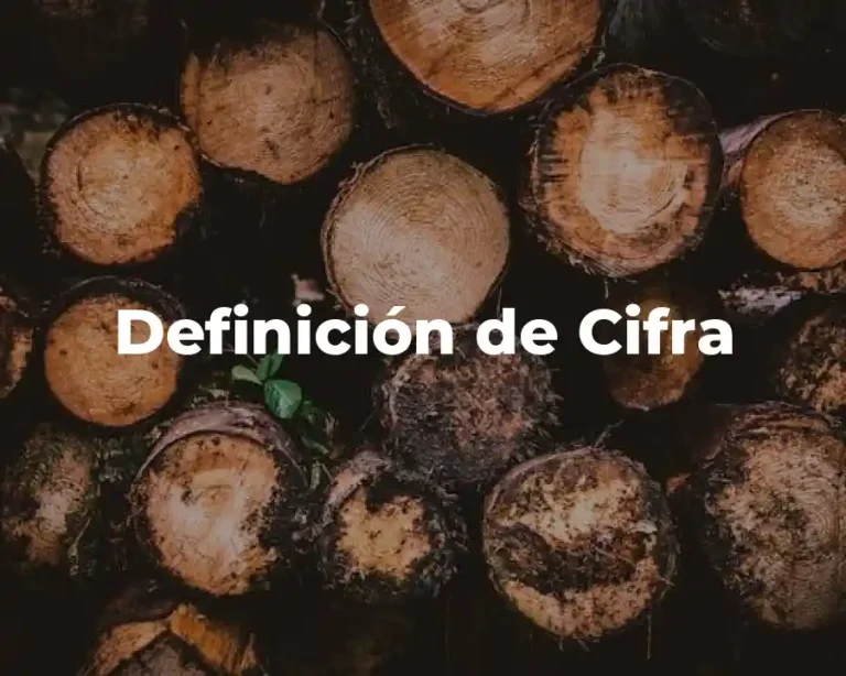 Definición de Cifra