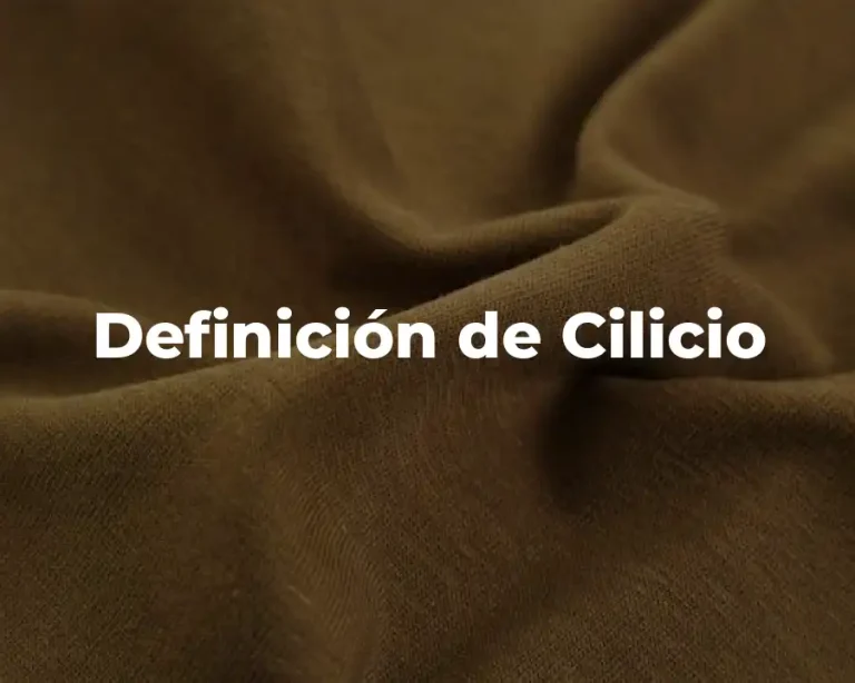Definición de Cilicio