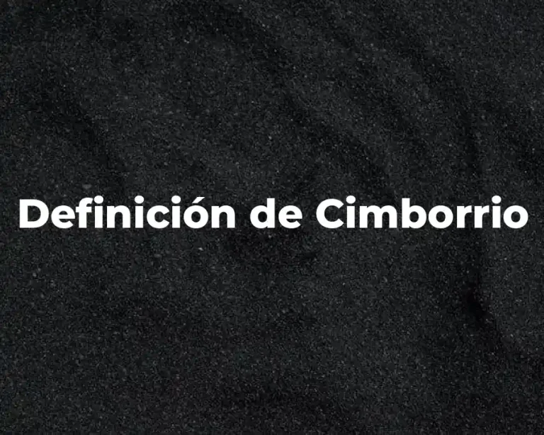 Definición de Cimborrio