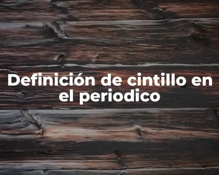 Definición de cintillo en el periodico