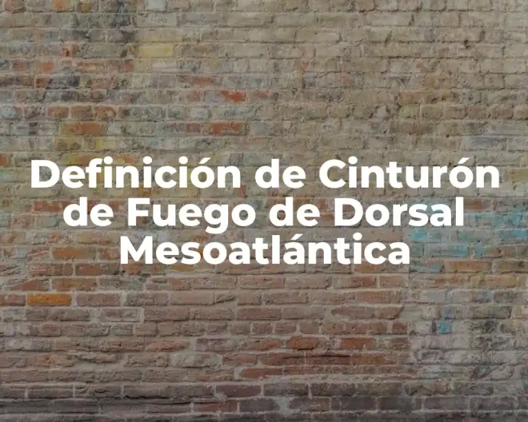 Definición de Cinturón de Fuego de Dorsal Mesoatlántica