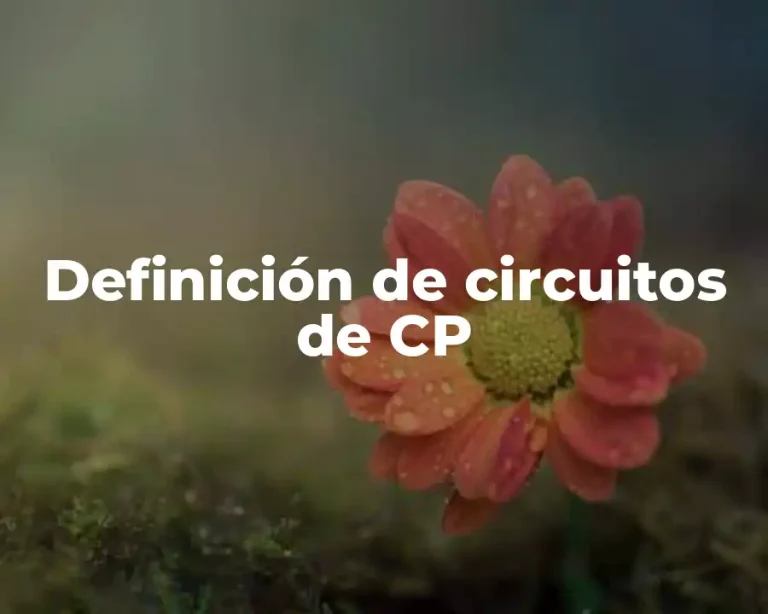 Definición de circuitos de CP