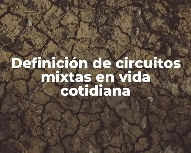 Definición de circuitos mixtas en vida cotidiana