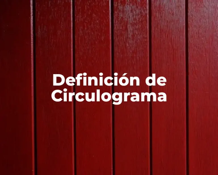 Definición de Circulograma