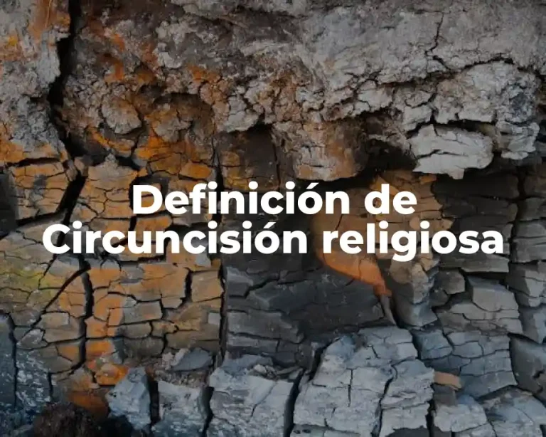 Definición de Circuncisión religiosa