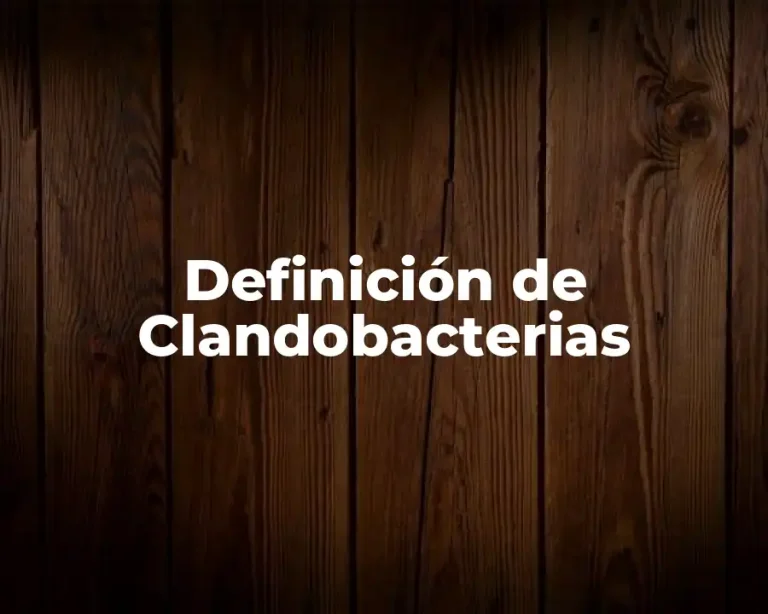 Definición de Clandobacterias