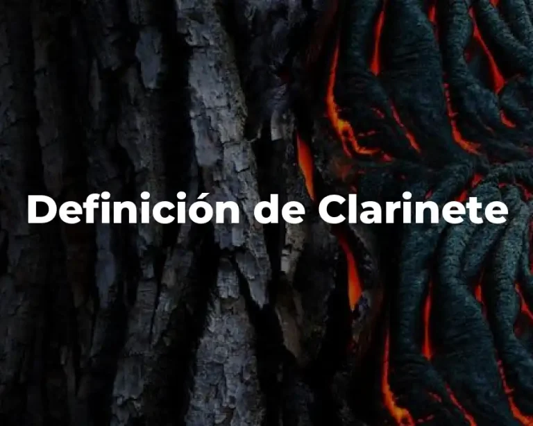 Definición de Clarinete