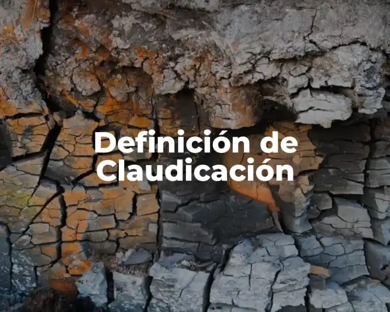 Definición de Claudicación
